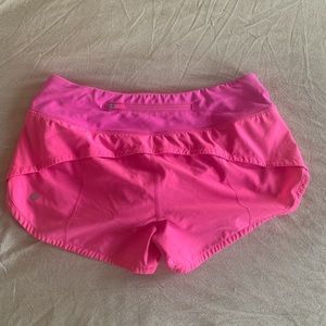 RARE Dark Prism Pink LuLulemon Speed Up Shorts